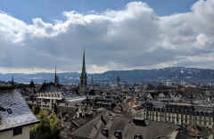 Running route in Zurich - Hotel running route - View from ETH