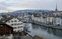 Running route in Zurich - Lindenhof